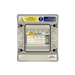 COFFRET AC 2X20A MONOPHASE